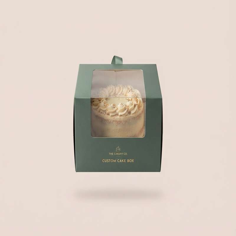 Custom Square Boxes For Cakes view