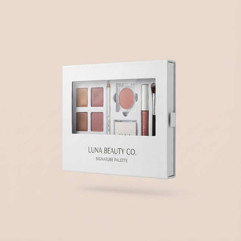 Custom White Makeup Packaging