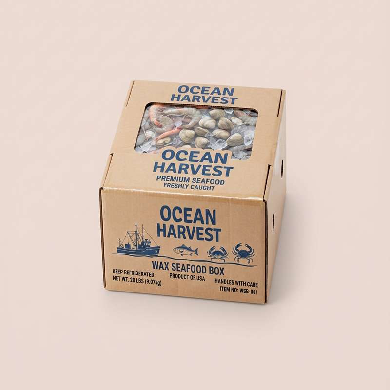 Custom Wax Seafood Boxes view